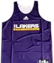 Los Angeles Lakers NBA Practice/Warm Up Reversible Jersey Purple Size L