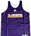 Search : Los Angeles Lakers NBA Practice/Warm Up Reversible Jersey Purple Size L