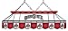 Ohio State Buckeyes College Stained Glass Tear Drop Style Billiard Light, 35L x 17W x 12H (w/plug)