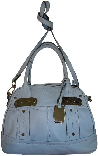 Womens B Makowsky Purse Blue Leather