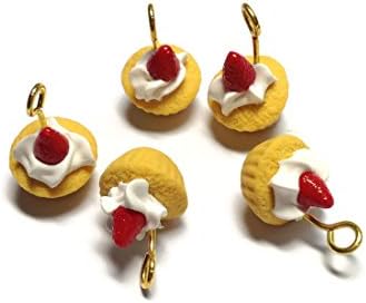 SweetieTiny pin charm - 10pcs Charm Sweet Cupcake Polymerclay