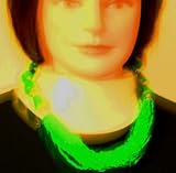 Large Jade Green Beads Along with Minute Multi-strand Beaded Necklace for Women and Teens