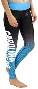 NFL Carolina Panthers Gradient Print Legging, Blue, X-Large