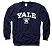 Yale Bulldogs Adult Arch and Logo Crewneck - Navy
