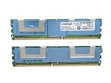 Crucial 4GB (2 x 2GB) 240-Pin DDR2 FB-DIMM ECC Fully Buffered DDR2 800 (PC2 6400) Dual Channel Kit Server Memory<P/N:CT2KIT25672AF80E> - Retail