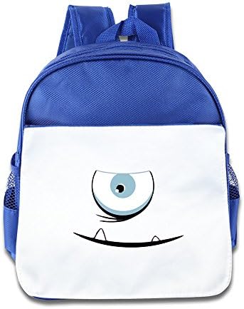 Boys Girls Kids Backpack Monster Eyes Fendi RoyalBlue