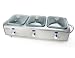 Kitchen & Housewares : Helman Group BCS-9980 3-Station Buffet Server, Stainless Steel