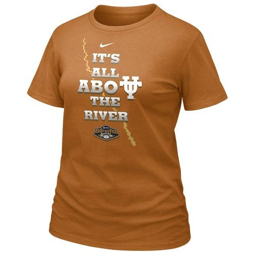 Nike Texas Longhorns Ladies Focal Orange Red River Rivalry T-shirt
