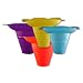 Mixed Case Snow Kone Flower Cups, 250 of each color - 1,000 count