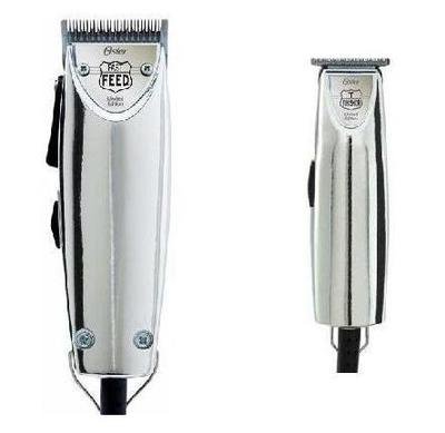 Oster Chrome Combo Fast Feed and T finisher Limited Edition Made in the USA Package deal.
