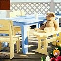 Uwharrie Kid's Harvest Picnic Table 8094 - Rustic Red