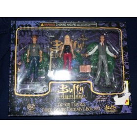 Buffy the Vampire Slayer 3 Figure Exclusive Box Set (Moore Action) with Oz, Buffy and Giles