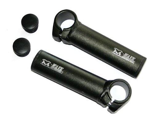 M-WAVE universal bar-ends Hörnchen Lenkerhörnchen schwarz