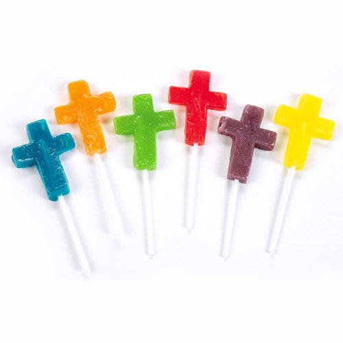 Cross-Shaped Lollipops 1 dz