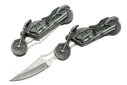 SZCO SUPPLIES 211139 Motorcycle Folding Knife SZCO SUPPLIES 211139 Motorcycle Folding Knife Hunting Knives