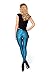 Roseate Women's 3D Pattern Leggings Fitted Pants Gym Workout Running Tights 802