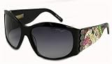 AUTHENTIC ED HARDY SUNGLASSES EHS 006 BLACK LOVE DOG TATOO