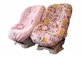 Itzy Ritzy Ritzy Rider in Island Hopping & Pink Minky Dot Toddler Car Seat Cover