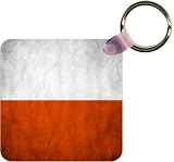 Poland Flag Art Key Chain - Ideal Gift for all Occassions