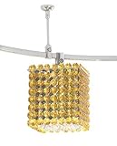 IMAGE OF Schonbek MTCR0505TS Silver / Tortoise Shell Strass Geometrix-Matrix Crystal Single Light Large Track