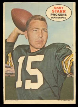 Bart Starr Topps NFL Football Poster #4