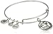 Alex and Ani Sagittarius II Expandable Rafaelian Silver-Tone Wire Bangle Bracelet, 7.25
