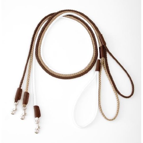 Mendota British Show Snap Leash 1/8 Inch X 4 Foot -tan