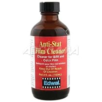 Edwal Anti-Stat Film Cleaner, for Black & White and Color Films, 4 Oz. Bottle