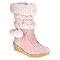 Girls' Cherokee&reg; Hulda Suede Boots - Pink