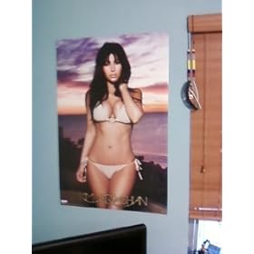 Kim Kardashian at Sunset in Bikini, Photo Print Poster