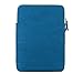 Kinmac Blue Color Canvas Vertical Style Laptop Sleeve with Pocket 11 inch for macbook air 11 and macbook 12 retina case sleeve bag