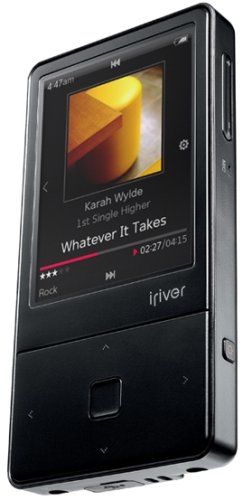 iriver E100 8GB �u���b�N �O���}�C�N�Ή� FLAC�Ή� microSD�X���b�g �X�s�[�J�[���� E100-8GB-BLK