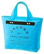Marc By Marc Jacobs Small Canvas Jacobs Tote Neon Blue