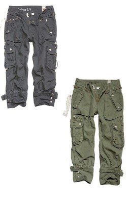 Ladies Chelsea 3/4 ' New-York '-Style Pants - oliv oder schwarz -