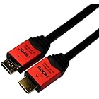 HORIC ハイスピードHDMIケーブル 1.5m イーサネット 3D 4KX2K解像度 フルHD 対応 金メッキ端子 HDM15-894RD