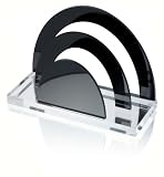 Produkt-Bild: Wedo 0603001 Briefst&auml;nder Acryl glasklar.schwarz Exclusiv