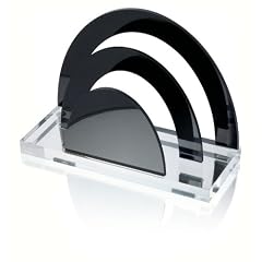 Wedo 0603001 Briefst�nder Acryl glasklar.schwarz Exclusiv