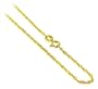 10 KT Yellow Gold Ankle Bracelet Singapore Anklet 9"