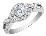 Diamond Engagement Ring 1/2 (ctw) in 14K White Gold