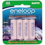 Sanyo 16 Pack New Version Sanyo Eneloop 2000 MAH LOW Discharge AA Batteries Sixteen Battery Bundle ~ Sanyo