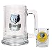 Memphis Grizzlies NBA Boilermaker Set - Primary Logo by Great American Products