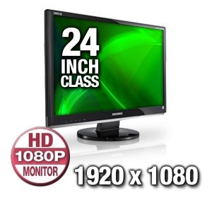 Samsung 2494SW 24 Black LCD Monitor by 