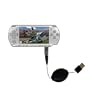 Retractable USB Cable for the Sony PSP-2001 Playstation Portable with Power Hot Sync and Charge capabilities - uses Gomadic TipExchange Technology