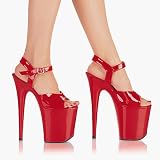 8 Inch Sexy High Heeled Shoe High Platform Sandal Fetish Red Patent 41qQxkpEU%2BL. SL160 8 Inch Sexy High Heeled Shoe High Platform Sandal Fetish Red Patent