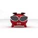 Amethyst Superpig iPod Dock for iPods and iPhones (WWI) - Red / Silver