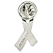 Lupus Awareness Ribbon Lapel Pin 1