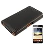NOV@GO� Funda cintur�n Negro cuero para Samsung Galaxy note 2/ Samsung Galaxy Note