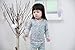 Vaenait Baby Kids Girls 2pcs Long Sleeve Pajama Sleepwear Set Long Lacy Blue