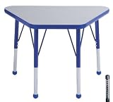 Adjustable Learning Table with Chunky Legs