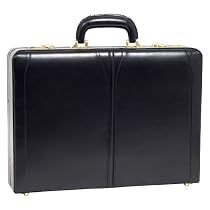 McKleinUSA LAWSON 80455 Black Leather Attache Case
